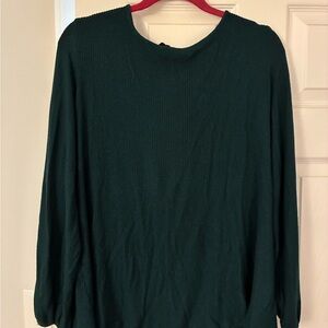 AGB Forest Green Knit Top